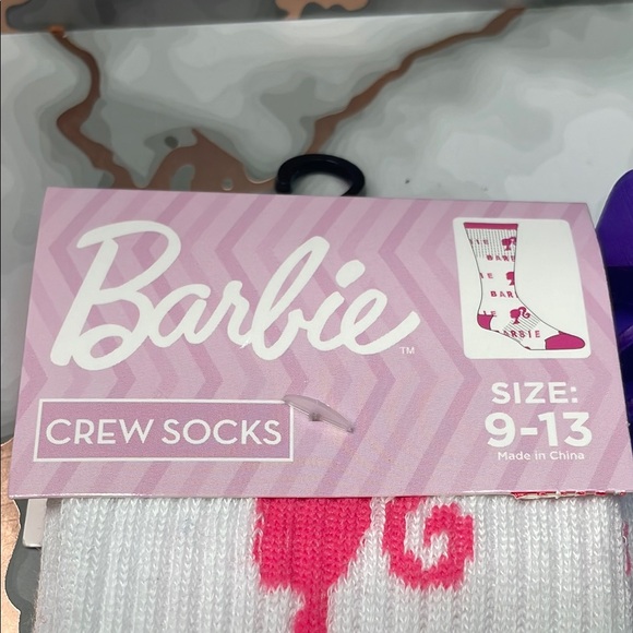 3pc Barbie Travel Set with Pink Travel bag, Tumbler and Socks - Picture 6 of 10